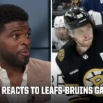David Pastrnak is a LEADER 👏 PK Subban reacts to Maple Leafs-Bruins Game 7 | NHL on ESPN