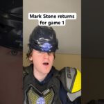 Mark Stone returns for game 1