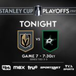 Win or go home! Watch the Golden Knights and Stars battle TONIGHT at 7:30
