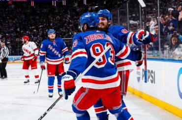 Zibanejad gets Round 2 started! 🗽🚨