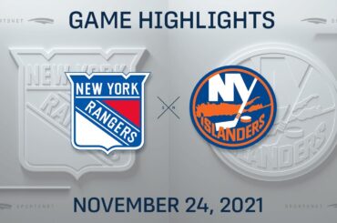 NHL Highlights | Rangers vs. Islanders - Nov. 24, 2021