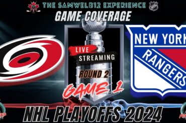 LIVE game 1: CAROLINA HURRICANES vs NEW YORK RANGERS  Coverage - 2024 NHL Playoffs
