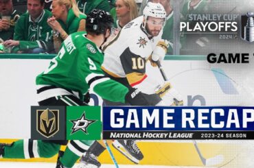Gm 7: Golden Knights @ Stars 5/5 | NHL Highlights | 2024 Stanley Cup Playoffs