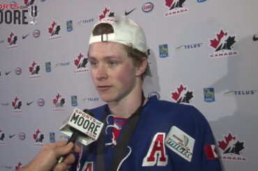 North York forward Aidan Casey after Telus Cup Gold Medal game