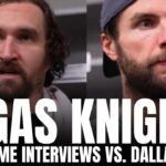 Mark Stone & Alex Pietrangelo React to Vegas Golden Knights Series Loss vs. Dallas: "Great Hockey"