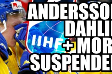 LIAS ANDERSSON, RASMUS DAHLIN SUSPENDED FROM TEAM SWEDEN - WORLD JUNIORS 2018 SILVER MEDAL RESPECT?