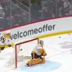 Tyler Toffoli hard solid check on Cole Smith