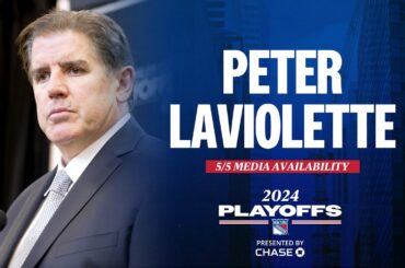 NYR vs CAR: Peter Laviolette Postgame Media Availability | May 5, 2024
