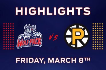 03.08.2024 Hartford Wolf Pack vs. Providence Bruins