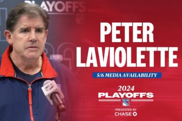 NYR Practice: Peter Laviolette Media Availability | May 6, 2024