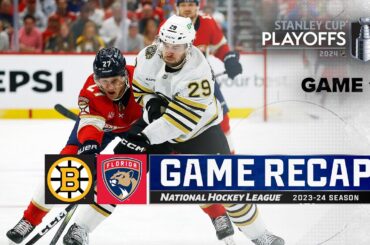Gm 1: Bruins @ Panthers 5/6 | NHL Highlights | 2024 Stanley Cup Playoffs