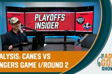 Canes grabbed a loss in NY vs the Rangers for Game 1/Round 2