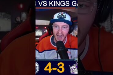 Final Moments of Game 5 | Livestream Reaction #oilers #kings #shorts  #edmontonoilers #nhlplayoffs