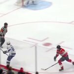 Stenlund knocks Crozier’s helmet off - no call