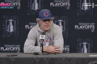 HART FINALIST! | Jared Bednar PRE-game Interview | Colorado Avalanche vs Dallas Stars | Game 1