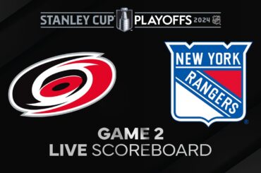 Live: Carolina Hurricanes @ New York Rangers | Game 2 Scoreboard