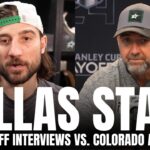 Chris Tanev & Peter DeBeor Discuss Dallas Stars vs. Colorado Avalanche Playoff Series Matchup