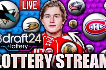 2024 NHL DRAFT LOTTERY LIVE STREAM (MACKLIN CELEBRINI LOTTO, ANSWERING YOUR QUESTIONS, HOCKEY CARDS)