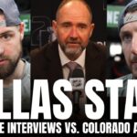 Jamie Benn, Matt Duchene & Peter DeBoer React to Dallas Stars Blowing 3-0 Lead in GM1 vs. Colorado