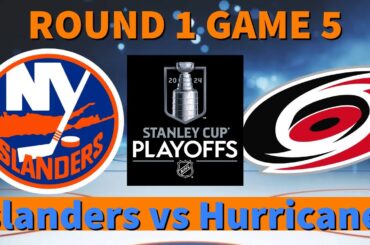 STANLEY CUP PLAYOFFS: New York Islanders vs Carolina Hurricanes ROUND 1 GAME 5 PBP & Reactions!