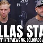 Peter DeBoer & Esa Lindell Discuss Dallas Stars vs. Colorado Avalanche Series, Recap GM1 Loss