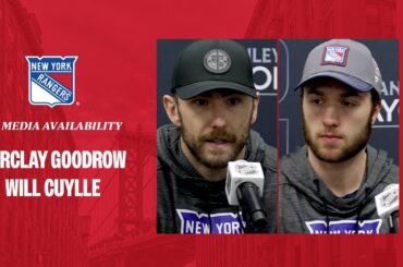 NYR Practice: Barclay Goodrow and Will Cuylle Media Availability | May 8, 2024