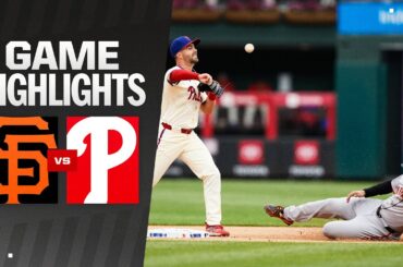 Giants vs. Phillies Game Highlights (5/6/24) | MLB Highlights