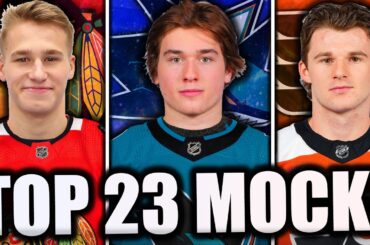 POST-LOTTERY 2024 NHL MOCK DRAFT… (FULL Top 23 Predictions)
