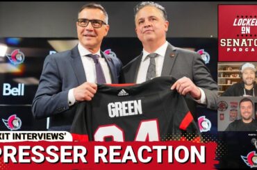 Immediate Reaction From Ottawa Senators Introductory Press Conference For Head Coach Travis Green