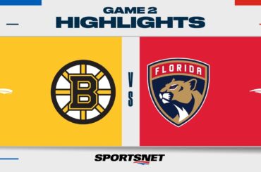 NHL Game 2 Highlights | Bruins vs. Panthers - May 8, 2024