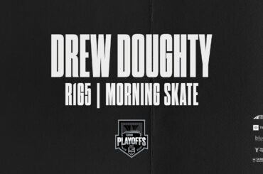Defenseman Drew Doughty | R1G5 LA Kings Morning Skate Media ahead of Game 5 in Edmonton
