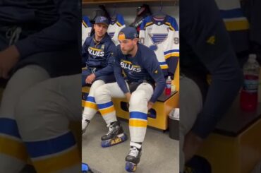 Schenn and O'Reilly goof off pregame