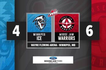 Moose Jaw Ford Highlights: Warriors (6) @ Winnipeg (4) - Mar. 22