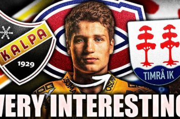 TOP PROSPECT PUTS THE HABS IN A TOUGH SPOT… VERY INTERESTING CANADIENS SIGNING NEWS (Oliver Kapanen)