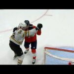 Boston Bruins vs Florida Panthers Scrum