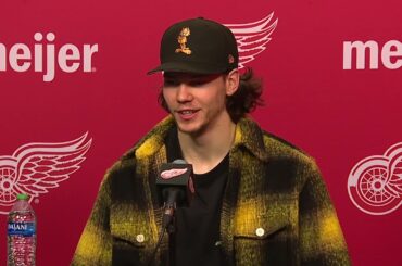 Full press conference: Moritz Seider hopes for Red Wings contract extension at end-of-year talk