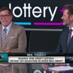 Sharks win Draft Lottery to keep first overall pick in 2024 NHL Draft