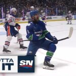 GOTTA SEE IT: Canucks Score Two Late Goals To Snatch Lead In Game 1