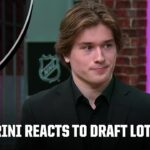 Macklin Celebrini speaks after Sharks win top pick in 2024 draft | NHL on ESPN