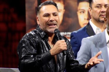 Oscar De La Hoya's FIRST WORDS after Jaime Munguia's loss to Canelo Alvarez
