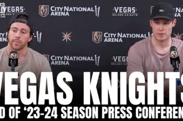 Jonathan Marchessault & Brayden McNabb Discuss Future With Golden Knights, Series Loss vs. Dallas