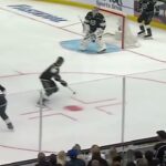 Zach Hyman clean check on Mikey Anderson