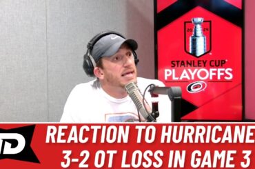 Canes Crisis: Analyzing the Carolina Hurricanes 3-2 OT loss in Game 3