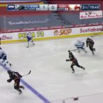 Markstrom takes out Tanner Pearson in a huge collision