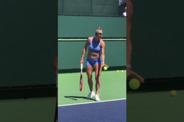 Camilla Giorgi 018-2 Sexy Exclusive Practice 2023 Indian Wells WTA