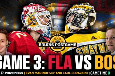 LIVE: Bruins vs Panthers Game 3 Postgame Show