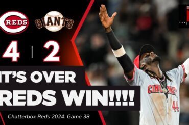 REDS WIN! The Losing Streak is Over! Cincinnati Beats San Francisco Giants 4-2 | CBox Reds | Game 38