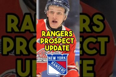 MASSIVE New York Rangers PROSPECT Dylan Roobroeck Is On FIRE! #hockey #rangers #shorts #nyr #nhl