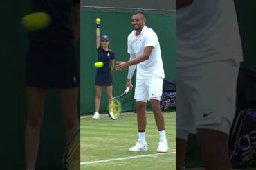 Brilliant fan joke makes Nick Kyrgios laugh mid-match