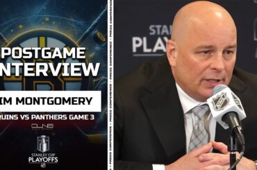 Jim Montgomery: "I Have to Give the Players a BETTER Game Plan" | Bruins vs Panthers G3 Postgame